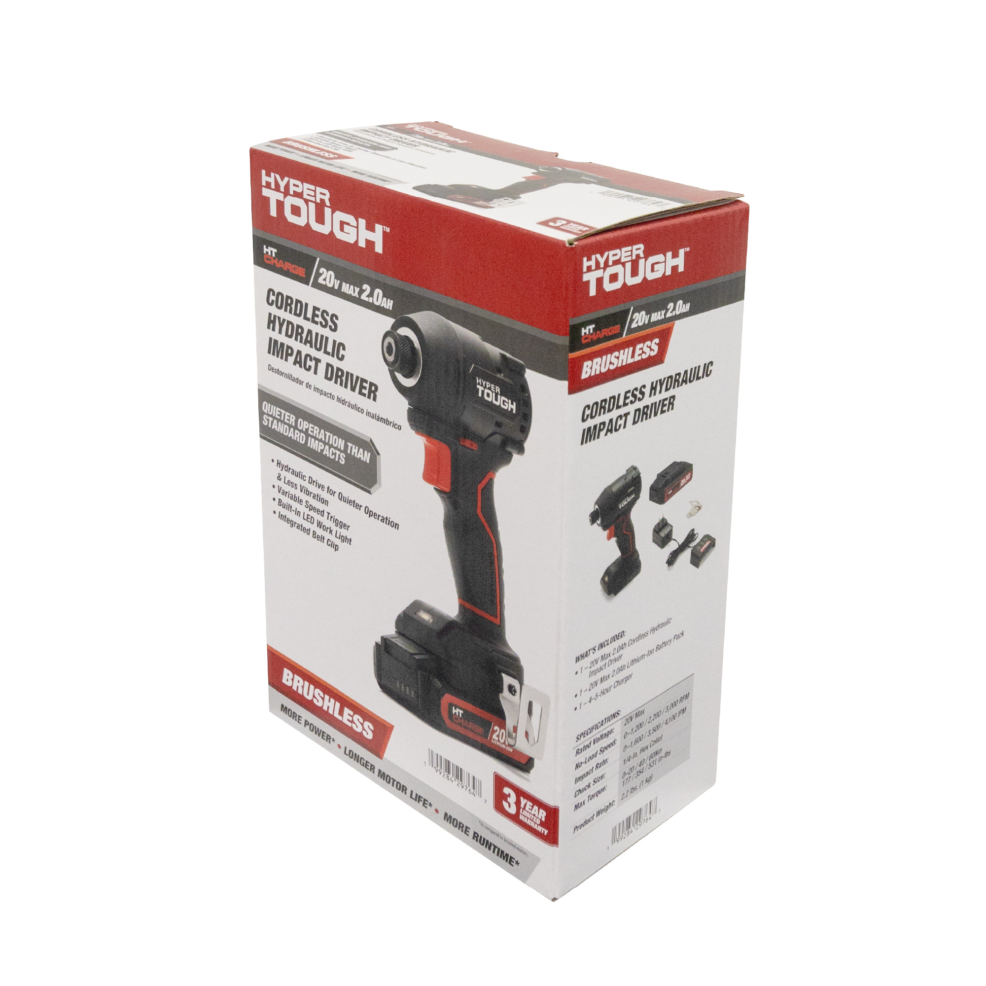 Hyper Tough 20V Brushless Hydraulic Impact Driver Kit photo 7