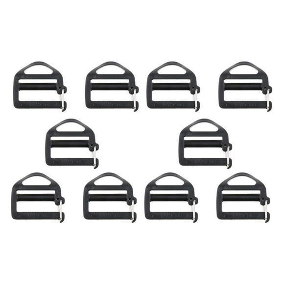 10 pieces belt buckles for 25mm straps for outdoor backpack attachment