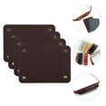 thumbnail image 3 of 4pcs Luggage Handle Wraps Travel Bag Handle Covers Suitcase Handle Leather Sleeve, 3 of 6