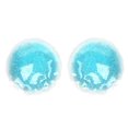 thumbnail image 1 of CUITING 1 Paire de Packs de Glace Réutilisables Masque Rond Protection des Yeux Beauté PVC Compresse Froide et Chaude SPA pour les Yeux Petit Pack de Glace en Gel pour Prévention des Coups de Chaleur Soins de la Peau, 1 of 9