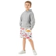 thumbnail image 6 of Pink Flamingo Athletic Shorts Breathable with Comfort Fit Drawstring Casual Sweatshorts X-Small, 6 of 9
