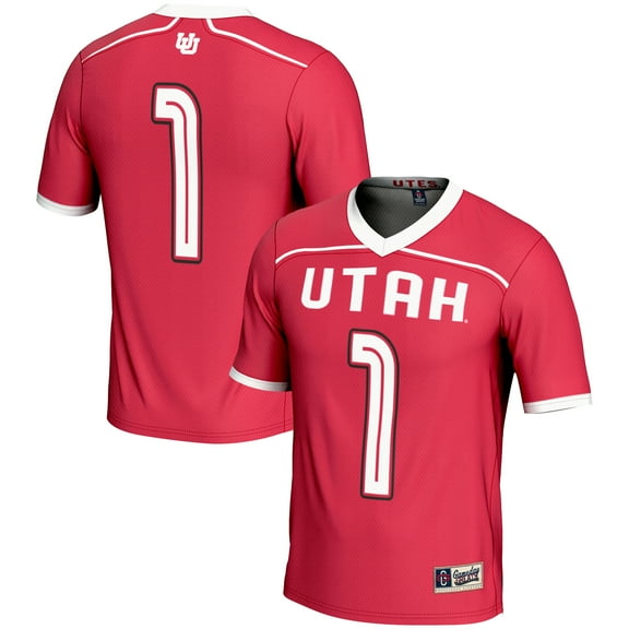 Men's GameDay Greats  Red Utah Utes #1 Lightweight Lacrosse Jersey