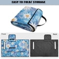 thumbnail image 6 of Whosucclay Flowers Golf Cart Seat Covers, Reusable Folding Golf Cart Seat Covers for EZGO Club Cars 2-Person Golf Carts, 4 Pockets 51.18 x 30.3 inches, 6 of 9