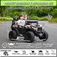 thumbnail image 3 of sopbost 24V Kids Electric Ride-On Toy Car, Ages 3–8, Max Speed 5 MPH, Battery-Powered Toy Vehicle with Remote Control, Quicksand, 3 of 7