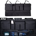 thumbnail image 4 of Bolsa organizadora de maletero colgante perfecl para asiento trasero de coche tela Oxford multiusos Negro, 4 of 8