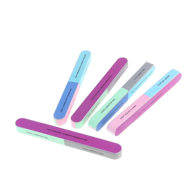 5 piezas bloque tampón bloque tampón bloque de lijado lima de uñas tampón de uñas tamaño de grano 800 para artesanos modelo