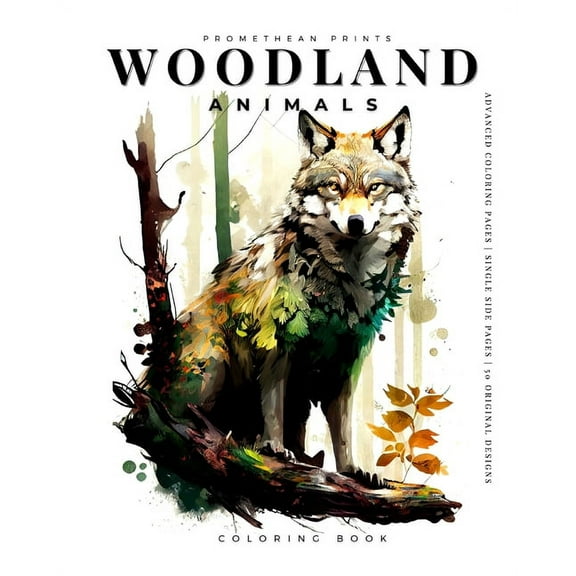 Woodland Animals (coloring Book), (Paperback)