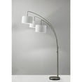 thumbnail image 3 of Adesso Trinity Arc Lamp, Brushed Steel, 3 of 6