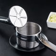 thumbnail image 4 of GOYDSY Stainless Steel Manual Squeezer, Vegetable Dumpling Filling Pressure Juicer, Multifunctional Hand Press Potato Press for Kitchen, Cooking, and Baking Clearance Sales Today Deals Prime, 4 of 8