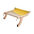 thumbnail image 3 of Percha para ventana de gato,Cat Window Perch para gatos de interior grande,Estantes de la cama del asiento de la ventana de la hamaca del montaje del salón,Balcón de cama de amarillo y azul Fernando Percha para ventana de gato, 3 of 8