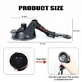 thumbnail image 2 of 4pcs Heavy Duty Suction Cups - Suction Vacuum Hooks Hook, Tent Sucker Hooks, Carabiner for Caravan Awnings, Camping Accessories, Bearing for Tarps, Car Cover, Camping Tarp Accessory, 2 of 5