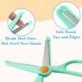 thumbnail image 4 of AGCAN 24 Pack Blunt Tip Training Scissors, Plastic Safety Scissors, Anti-Pinch Design, Classroom Arts and Paper Craft Supplies, 4 of 9