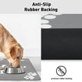 thumbnail image 3 of Absorbent Dog Food Mat Non-slip: Waterproof Cat Food Mat with Rubber Back – Non-stains Dog Bowl Mat – 16x24 Inch Pet Feeding Mat - Pet Supplies for Puppy Dog Cat - Easy Clean Quick Dry, 3 of 6