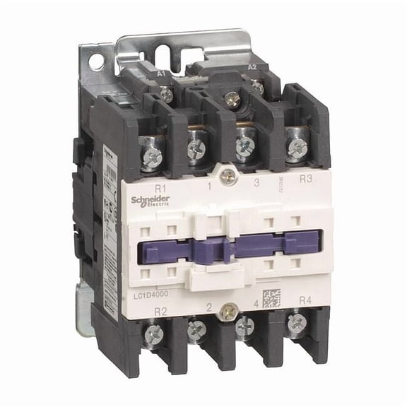 IEC Magnetic Contactor, 2NC/2NO, 110V AC, 4 P, Non-Reversing, Screw Clamp