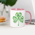 thumbnail image 3 of CafePress - St Paddys Day Shamrock Mug - 11 oz Ceramic Mug - Novelty Coffee Tea Cup, 3 of 4