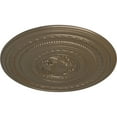 thumbnail image 3 of Ekena Millwork 26 1/4"OD x 1 1/2"P Pearl Ceiling Medallion (Fits Canopies up to 1 7/8"), Hand-Painted Warm Silver, 3 of 5