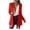 A Red, variant on Fanxing Blazer Clearance Womens Casual Blazer Jackets Petite Long Sleeve Open Front Buttons Work Office Lapel Blazers with Pockets S,M,L,XL,XXL