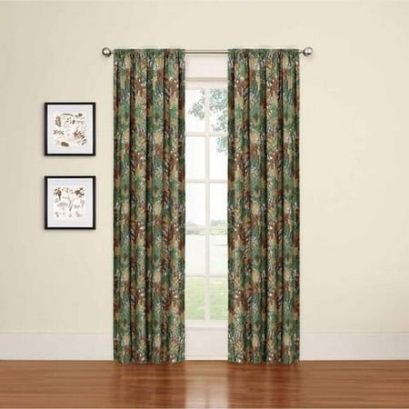 Eclipse My Scene Camo Print Room Darkening Curtain Panel