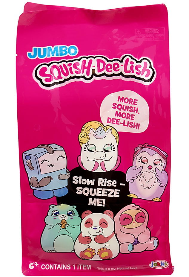Squish-Dee-Lish Jumbo Series 1 Mystery Pack Pick Your Character Free Shipping 