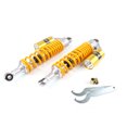 thumbnail image 1 of 2pcs 13.5" 340mm Air Shocker Rear Shock Absorbers For Harley Ducati Yellow, 1 of 1