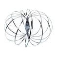 thumbnail image 1 of Encore Savage Magic Flow Ring Kinetic Spring Toy Sculpture Ring for Kids Boys and Girl, Rave Festival Silver, 1 of 1