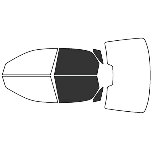 Rvinyl Window Tint Kit Compatible with Volvo S80 1999-2006 - Back Precut Kit - 20%