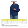 thumbnail image 4 of Suéter, Suéter Color Claro Casual Color Sólido Para Ir De Compras ANGGREK XL Azul, 4 of 5