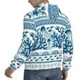 thumbnail image 6 of Wukai Sea Underwater Jellyfish Print Men Hoodies Fleece Sweatshirts Long Sleeve Sweaters Pullover Fall Outfits Winter Clothes-Large, 6 of 7