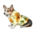 thumbnail image 7 of Haiem Sunflowers And Butterflies for Winter Dog Hoodie Sweatshirts with Pockets Warm Dog Clothes for Small Dogs Chihuahua-Large, 7 of 7
