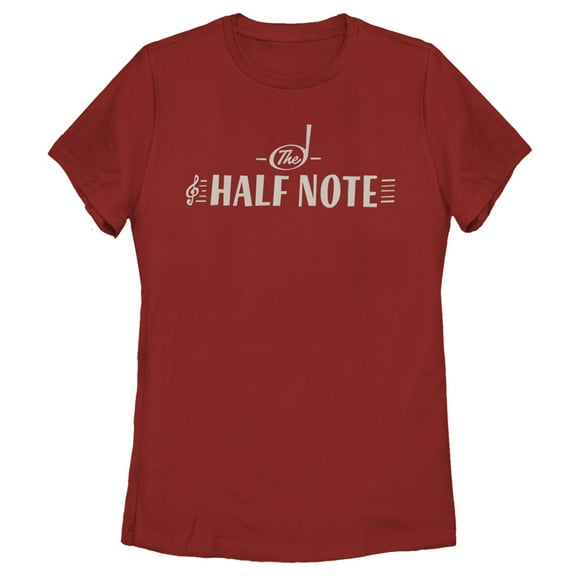 Women's Soul The Half Note Banner Graphic Tee Red Small