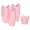 Pink, variant on ABPETE  tulip cupcake,150Pcs Tulip Cupcake Liners Standard Paper Baking Cups, Greaseproof Wrappers Disposable for Birthday Banquets Party(Natural)