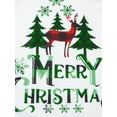 thumbnail image 6 of Christmas Family Pajamas Matching Set Christmas Tree Print Long Sleeve Tops and Green Plaid Pants Sleepwear, 6 of 10