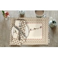 thumbnail image 2 of Vargottam Placemats- Placemat For Dining Table, Set Of 4- Printed & Reversible CottonNapkin-IndoorPlacematsFor Home & Kitchen Dining Table- Birds (Light Brown), 2 of 5