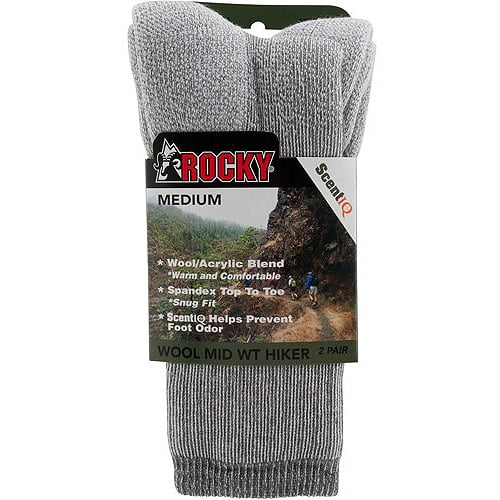 Rocky Rocky Wool Blend Hiker Socks 2Pack