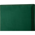 thumbnail image 6 of Meridian Furniture Harlie Green Velvet Twin Bed, 6 of 9