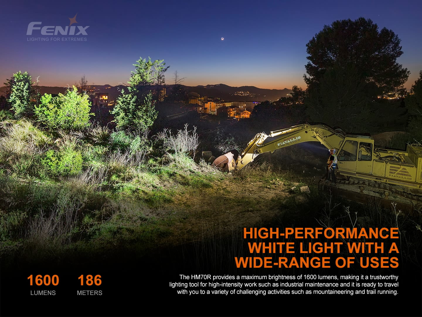 Fenix HM70R Headlamp 1600 Lumen