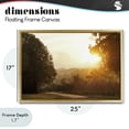 thumbnail image 4 of Stupell Industries Traditional Golden Morning Between Trees Gold Floating Frame Canvas Art, 25 x 17, by Gail Peck, 4 of 8