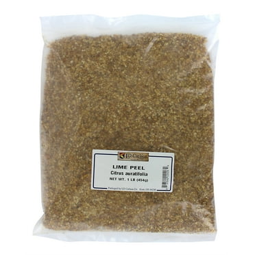Bulk Dried Citrus Peel For Beer and Wine Making - 1 LB (Lime)