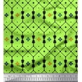 thumbnail image 1 of Soimoi Rayon Fabric Jaal Jamdani Decor Fabric Printed Yard 56 Inch Wide, 1 of 1