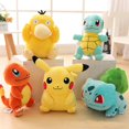 thumbnail image 2 of Muñeco de peluche de Pokémon para niños, juguete de dibujos animados de Pikachu, Kawaii, Squirtle, Charmander, Bulbasaur, regalo de cumpleaños y Navidad, 2 of 4
