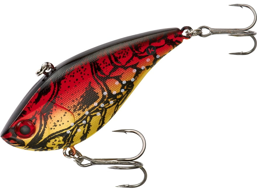 Leurre Booyah One Knock Knocker 1/2 Oz – Crankbait Sans Lèvres – Couleur Rouge – Occasion