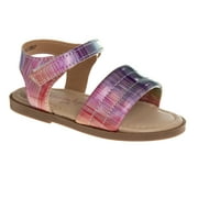 Nanette Lepore hook and loop Toddler Girl's Open Toe Strap Sandals