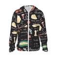 thumbnail image 1 of Balery Vegetable Quiche Sudadera ligera de manga larga con capucha y protección solar UPF 50+ para hombre y mujer, ideal para pesca y running-3X-Large, 1 of 7