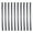 Macaron Black, variant on 10 Pcs Plastic Binding Combs Colorful Comb Binding Spines with 30 Rings Easy to Open for Files and Documents