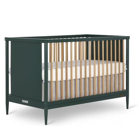 UPC: 0811048037701 | Dream On Me Clover 4 In 1 Modern Island crib With Rounded Spindles I Convertible Crib I Mid- Century Meets Modern I Coordinates With The Clover Changing Table in Olive Finish