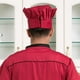 thumbnail image 4 of Chef Hat adulto ajustable elástico panadero cocina Chef Cap, rojo sincero electrónico, 4 of 4