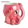 thumbnail image 5 of 3D Octopus Coffee Cup Funny Ceramic Mug 500ml Handmade Octopus Shaped Statue Coffee Mug for Sea Lovers And Coffee Addicts, 5 of 5