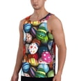 thumbnail image 2 of Xecao Easter Egg Men's Tank Top Workout Quick Dry Sleeveless Gym Jogging Muscle Shirts Summer Swim Beach Tops, 2 of 9