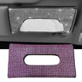 thumbnail image 4 of Riwesomey Caja de papel, servilletero, suministros para coche, diamantes de imitación, mano de obra fina, caja de almacenamiento de tamaño compacto, Automoción decorativa y accesorios Rosa Riwesomey VI021594-05, 4 of 6