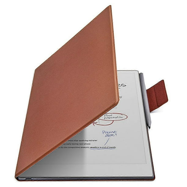 For ReMarkable Paper Pro Case PC PU Leather Tablet Magnetic Cover with Pen Holder Auto Wake Sleep -